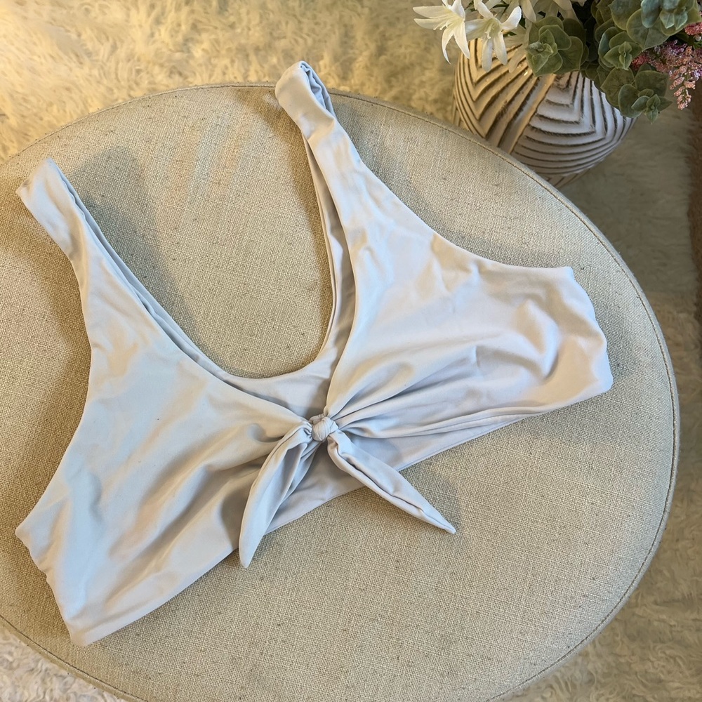 Shein white bikini top